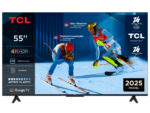 TCL 55"P61K 4K TV Google OS HDR10 HLG; HVA Panel; Motion Clarity; Dolby Audio; AiPQ Processor; Frameless; Game Master; Dolby 2.0 sound system; Google TV (ATV 12.0); Netflix YouTube Amazon Prime Apple-TV; HDMI 3x2.1; USB 1x 3.0