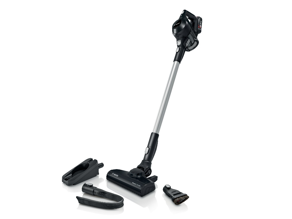 BOSCH Akumulatorski UsisivačSerie 6| Crna, UNLIMITED, 18V 4Ah, 30 min
