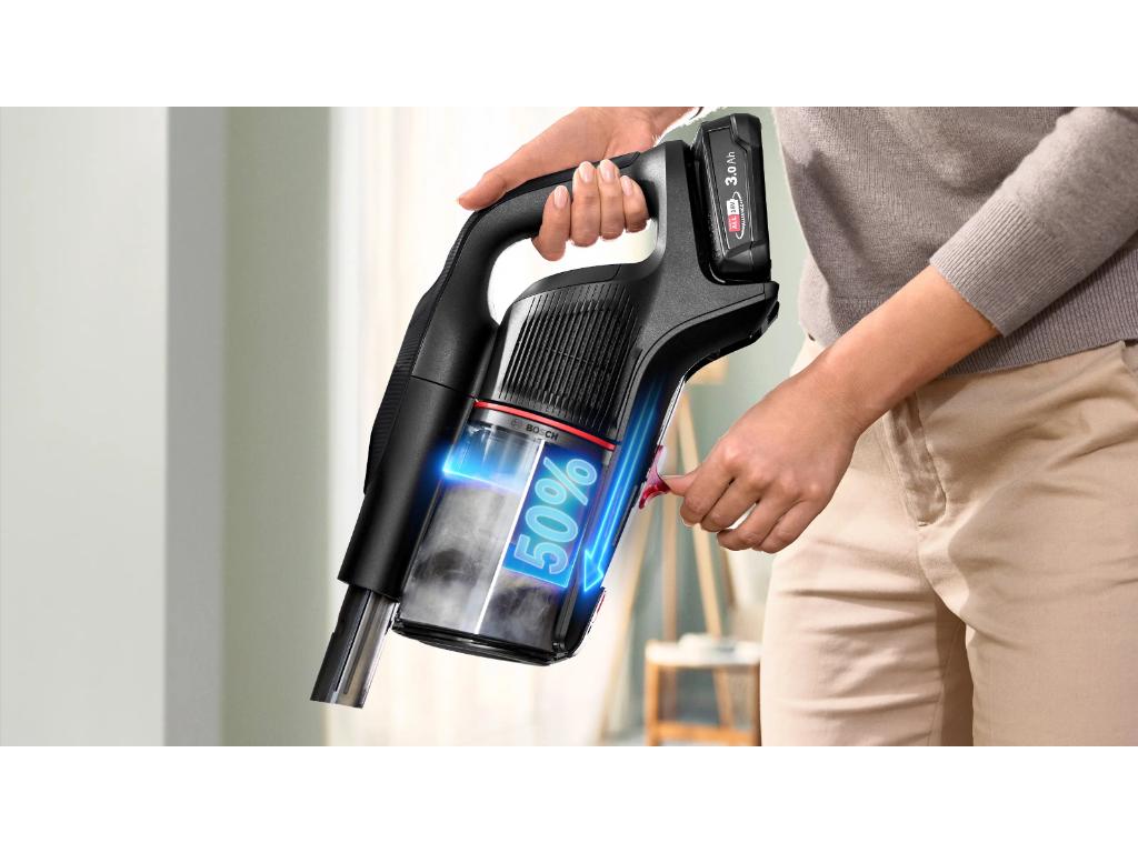 BOSCH Akumulatorski usisavačSerie 9 | UNLIMITED, CRNA1 Baterija, 60 minuta ECO rada