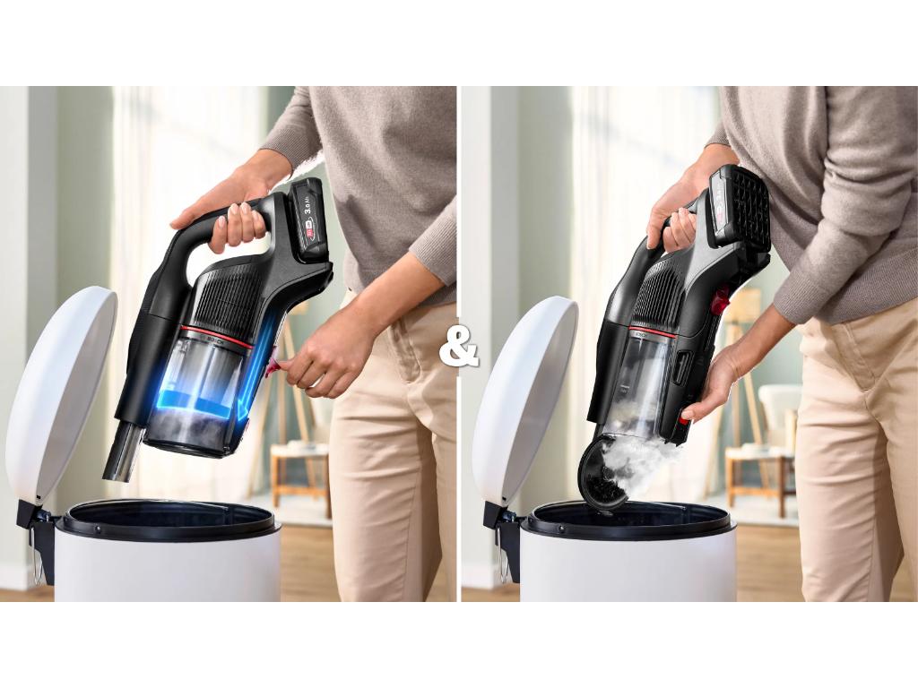 BOSCH Akumulatorski usisavačSerie 9 | UNLIMITED, CRNA1 Baterija, 60 minuta ECO rada