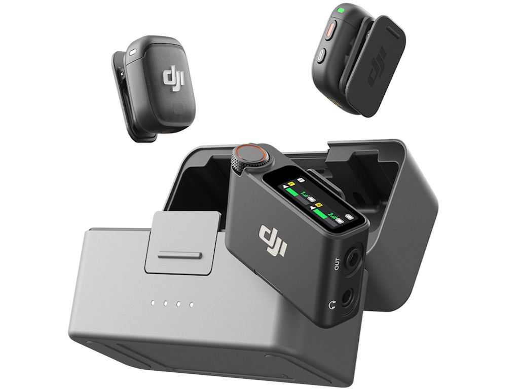 DJI Mic 3 (2TX+1RX+CC)mikrofon, prenos zvuka do 250m5.5h snimanja,48kHz 24 zvuk,OLED zaslon
