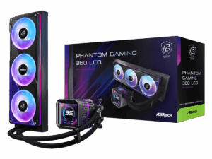 ASROCK 360 A-RGB LCD AIO CPU Liquid Cooler