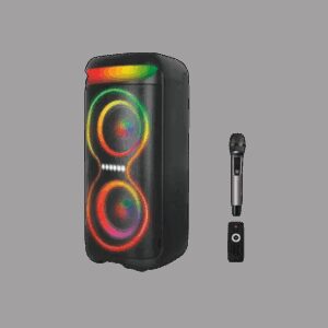 Bluetooth zvucnik XO F58 40W RGB + daljinski i wireless mikrofon Black