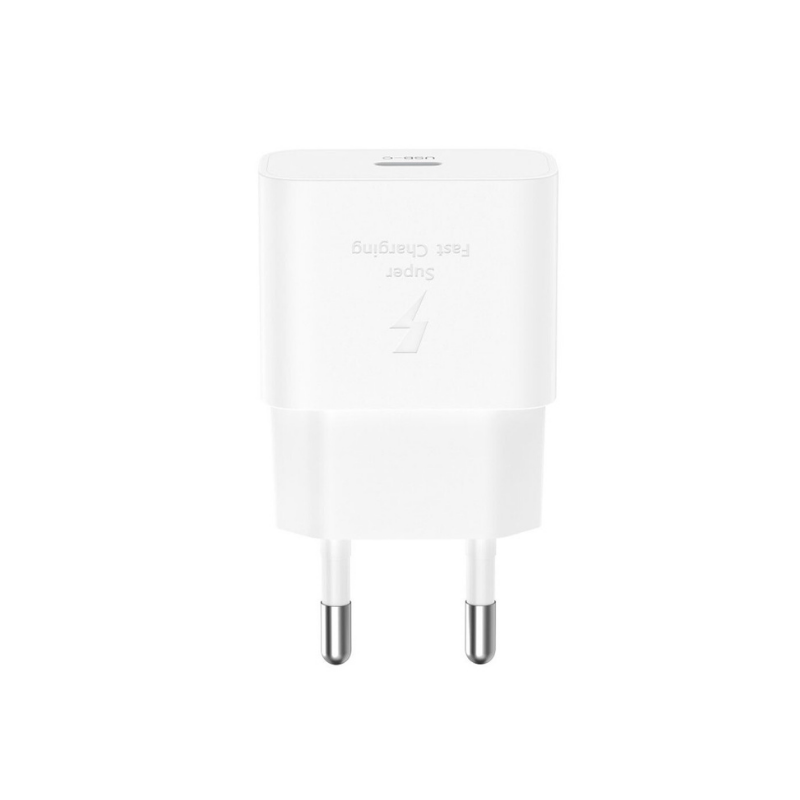 Kucni punjac XO L167 USB-C 25W fast White – glava