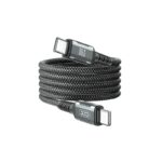USB kabal XO NBQ267 magnetic Type C- Type C 60W 1m Black