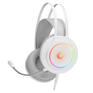 Slušalice sa mikrofonom gaming  RAMPAGE RM-K45 ORBIT-S White RGB Led 7.1 Gaming Headset with Microphone, 40794