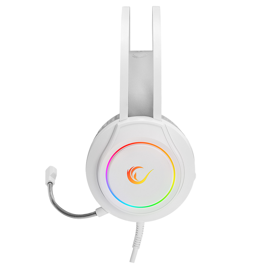 Slušalice sa mikrofonom gaming RAMPAGE RM-K45 ORBIT-S White RGB Led 7.1 Gaming Headset with Microphone, 40794