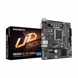Gigabyte MB H610M H V3 DDR4 LGA1700; 2xDDR4; M.2, 4xSATA 6xUSB; VGA, HDMI; mATX