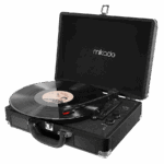 Gramofon Mikado Nostalgia MN-P317 Black Turntable + Rca + Bluetooth Supported Music Box, 22397