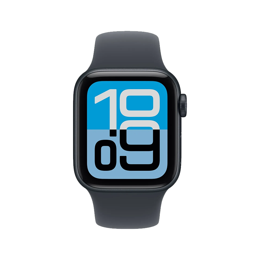Apple Watch SE 3 40mm Aluminum Case with Midnight Sport Band - S/M - Midnight - MEH94 - Image 2
