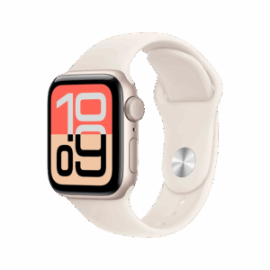 Apple Watch SE 3 40mm Aluminum Case with Starlight Sport Band – S/M - MEH34