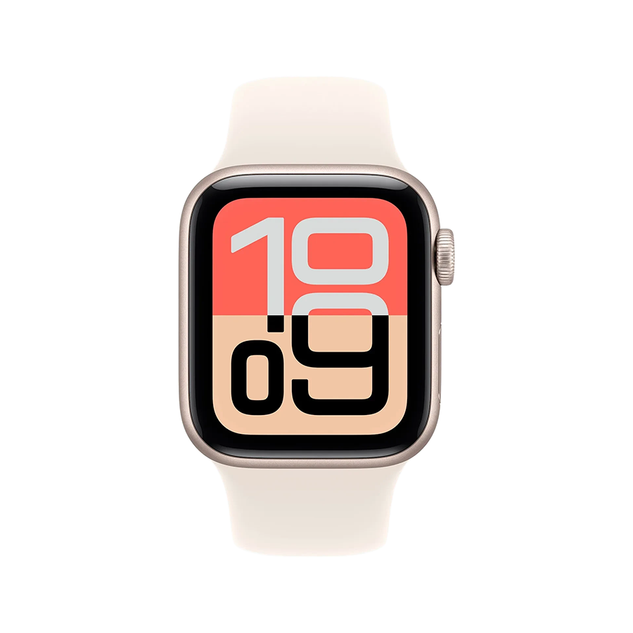 Apple Watch SE 3 40mm Aluminum Case with Starlight Sport Band – S/M - MEH34 - Image 2