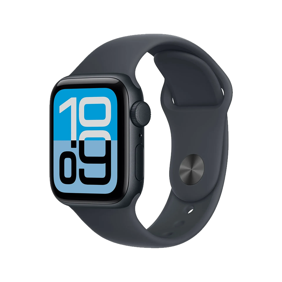 Apple Watch SE 3 44mm Aluminum Case with Midnight Sport Band – M/L - MEHQ4