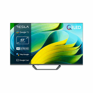 TESLA TV QLED Q43E655GUS UHD QLED powered by Google TV UHD Voice Control