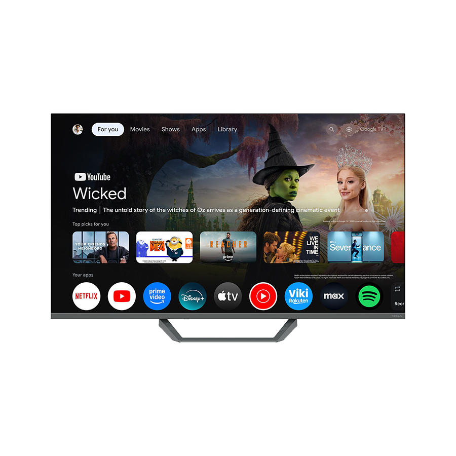 TESLA TV QLED Q43E655GUS UHD QLED powered by Google TV UHD Voice Control