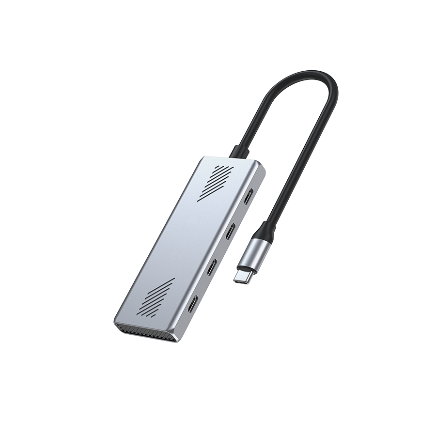 USB HUB GEMBIRD Type-C to Type-C, 4-port USB-C 3.2 (Gen 2) Type-C hub, UHB-CM-U310-C4-01