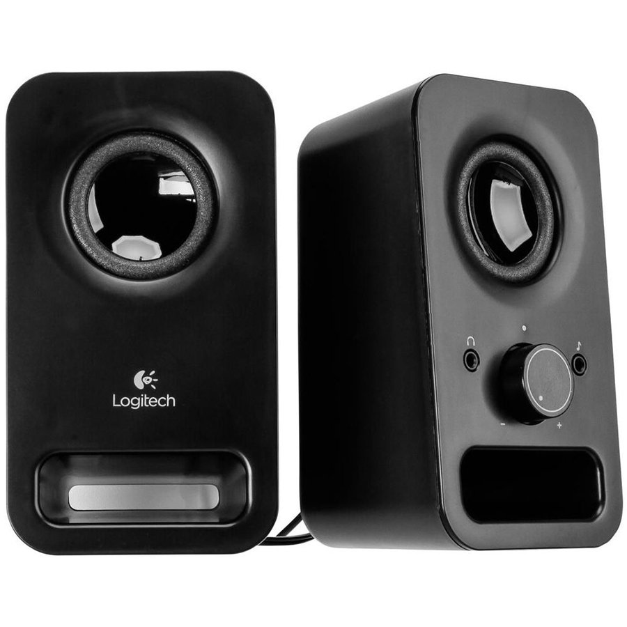 LOGITECH Z150 Stereo Speakers – MIDNIGHT BLACK –