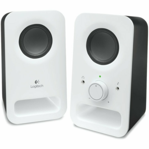 LOGITECH Z150 Stereo Speakers - SNOW WHITE - 3.5