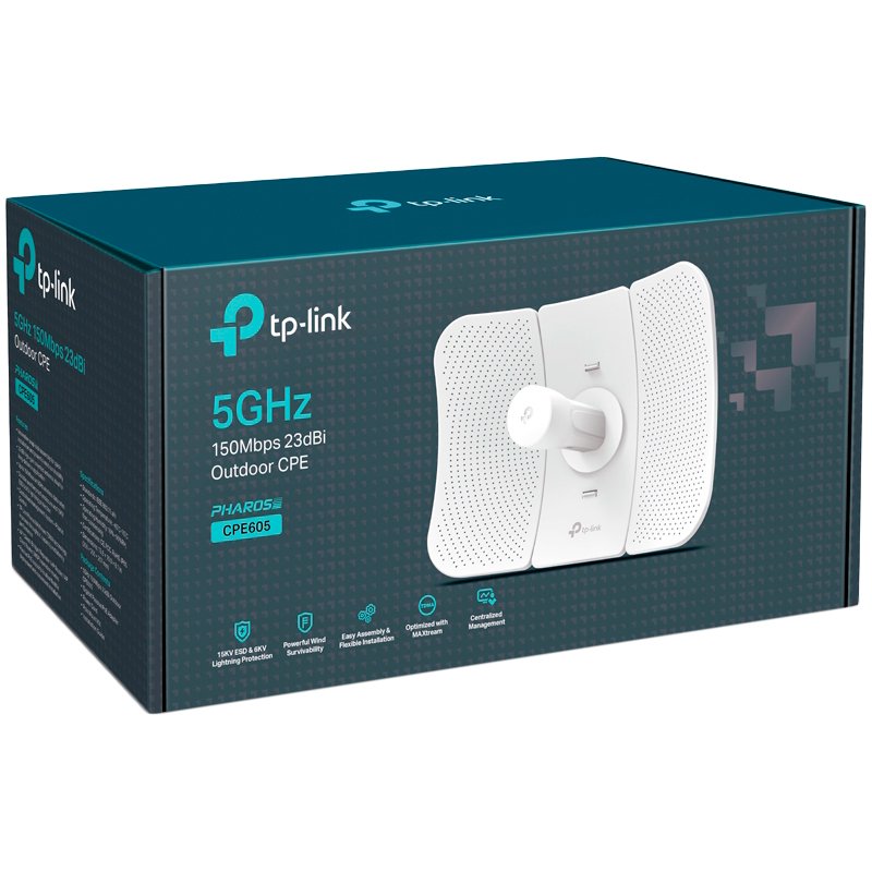 TP-Link CPE605 5 GHz 150 Mbps 23 dBi Outdoor CPE - Image 3