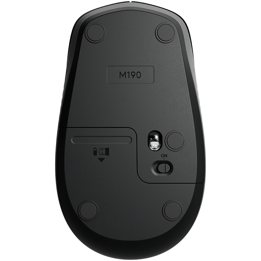LOGITECH M190 Wireless Mouse – CHARCOAL
