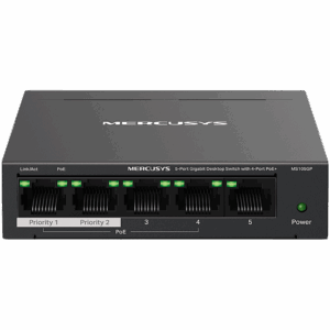 Mercusys MS105GP 5-Port Gigabit Desktop Switch