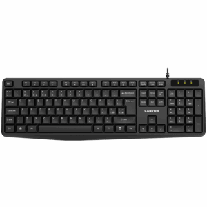 CANYON keyboard KB-1 EN/AD Wired Black
