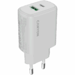 CANYON charger OnCharge 250 25W 1xPD 1xQC EU White