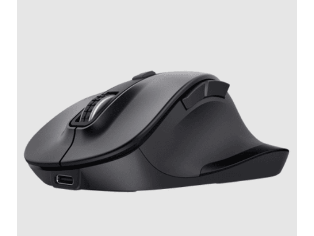 Trust Fyda multi-devicewireless miš, USB-C, optičkisenzor, 800-2400 dpi, crni