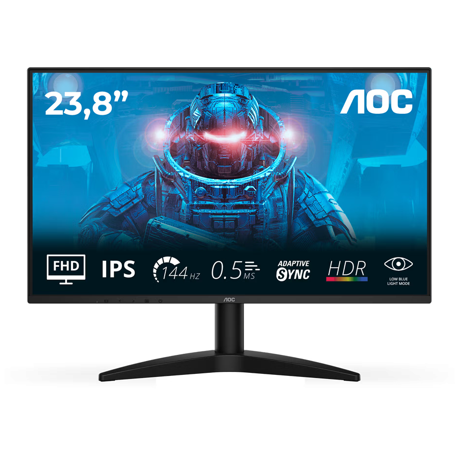 AOC Monitor LED 24B36X Gaming IPS 1920×1080 144Hz