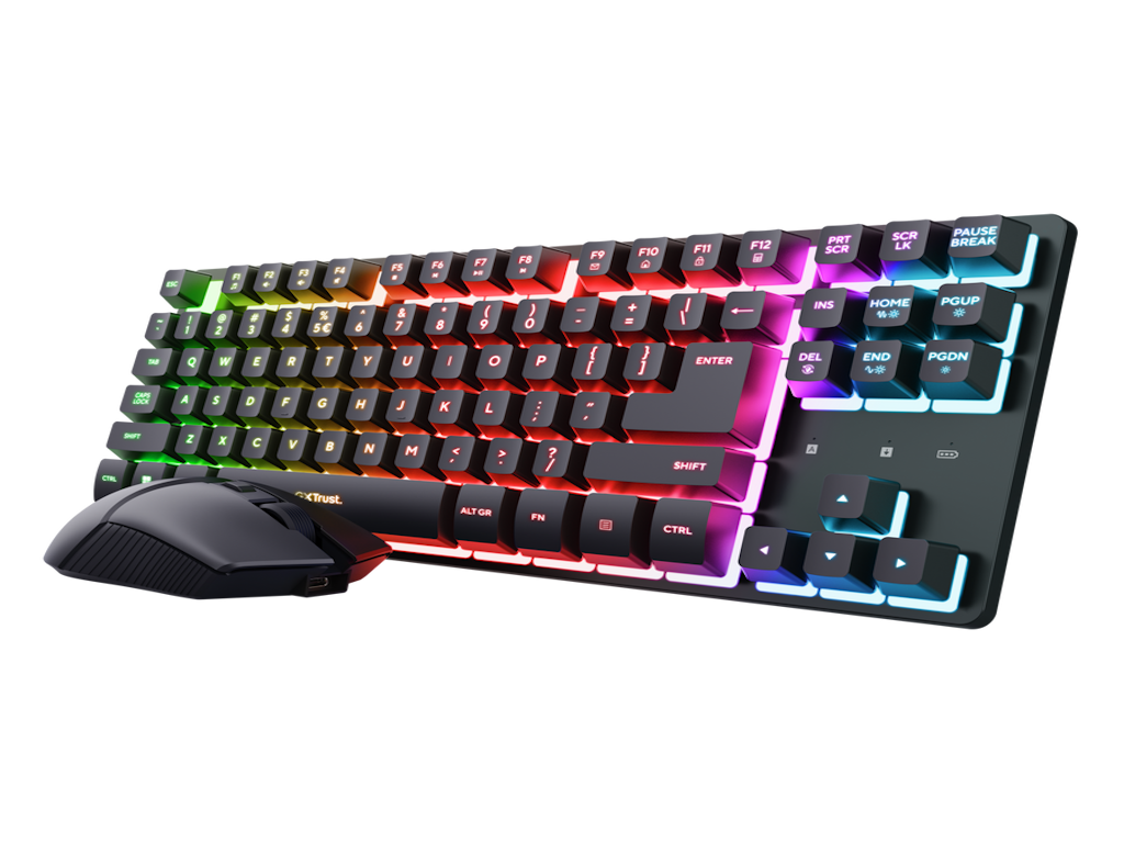 Trust GXT832 Thado WRLS KB&M set Black BIH Lokalizovano