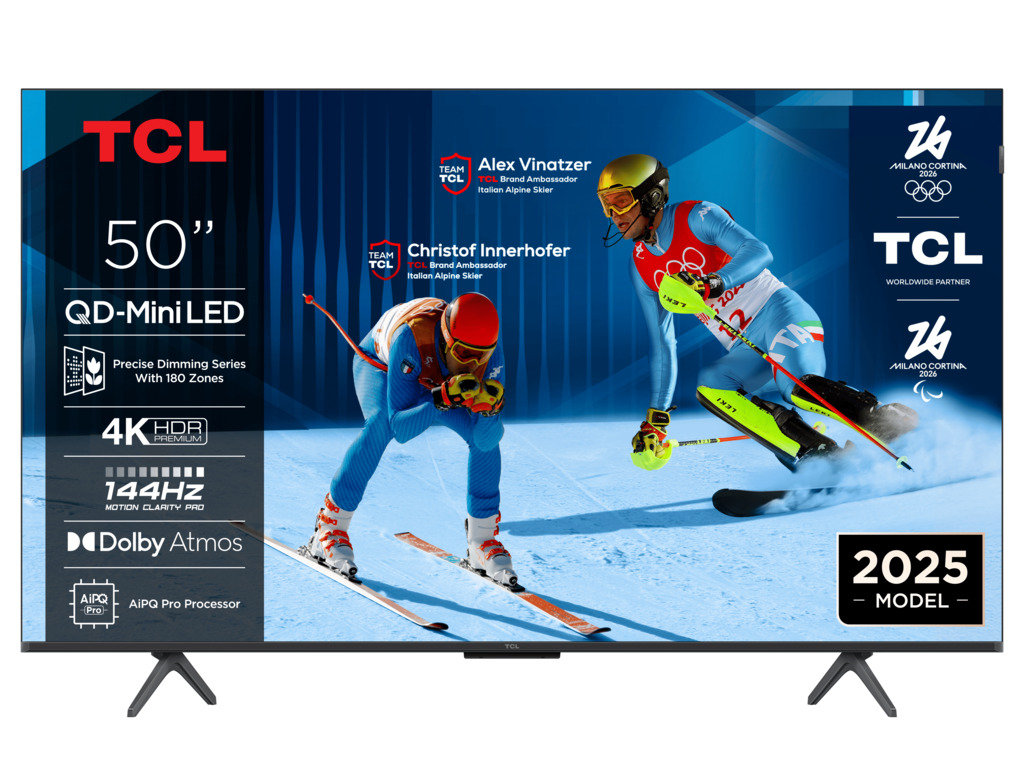 TCL 50″C6K 4K QD-Mini LED TV144Hz Google TV; Game Master;Dolby Atmos; Onkyo 2.1; HDR Premium;
