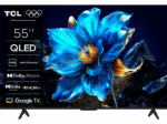 TCL 55"P7K 4K QLED TV 60Hz; Google TV; HDR multi-format; HVA Panel; Game Master; Dolby Atmos; AiPQ Processor; Slim & Uni-body; MEMC; HDR10+HDR10 HLG; Dolby AC4 Dolby TrueHD; Netflix Youtube Amazon Prime Apple-TV; HDMI 3x 2.1; USB 1x 2.0 + 1x 3.0;