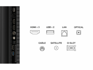 TCL 75"P7K 4K QLED TV 60Hz; Google TV; HDR multi-format; HVA Panel; Game Master; Dolby Atmos; AiPQ Processor; Slim & Uni-body; MEMC; HDR10+HDR10 HLG; Dolby AC4 Dolby TrueHD; Netflix Youtube Amazon Prime Apple-TV; HDMI 3x 2.1; USB 1x 2.0 + 1x 3.0;