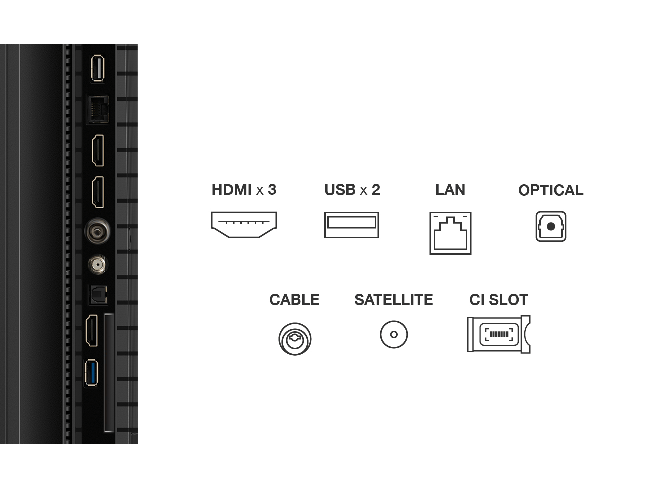 TCL 75″P7K 4K QLED TV 60HzGoogle TV; HDR multi-format;HVA Panel; Game Master; Dolby Atmos;