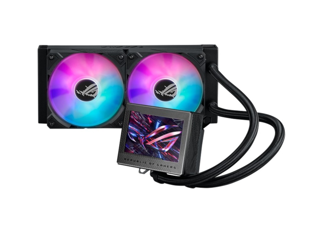 ASUS ROG RYUJIN III 240 ARGB 240mm liquid cooler, 3.5″ Full Color LCD