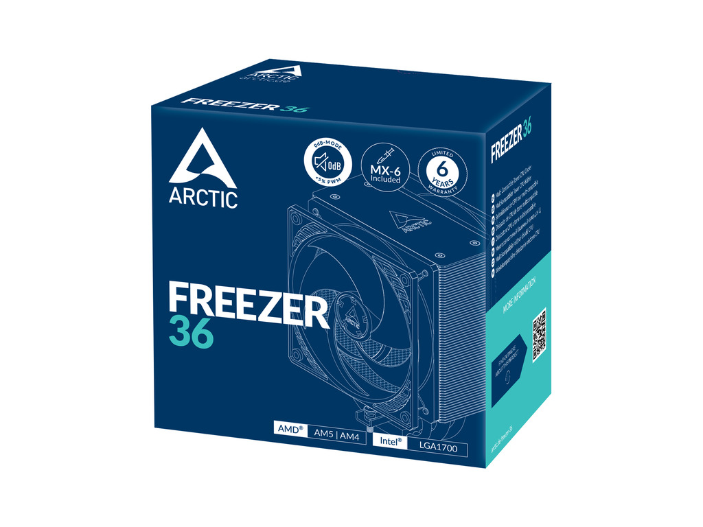 Arctic Freezer 36, CPU cooler1851, 1700, AM4, AM5