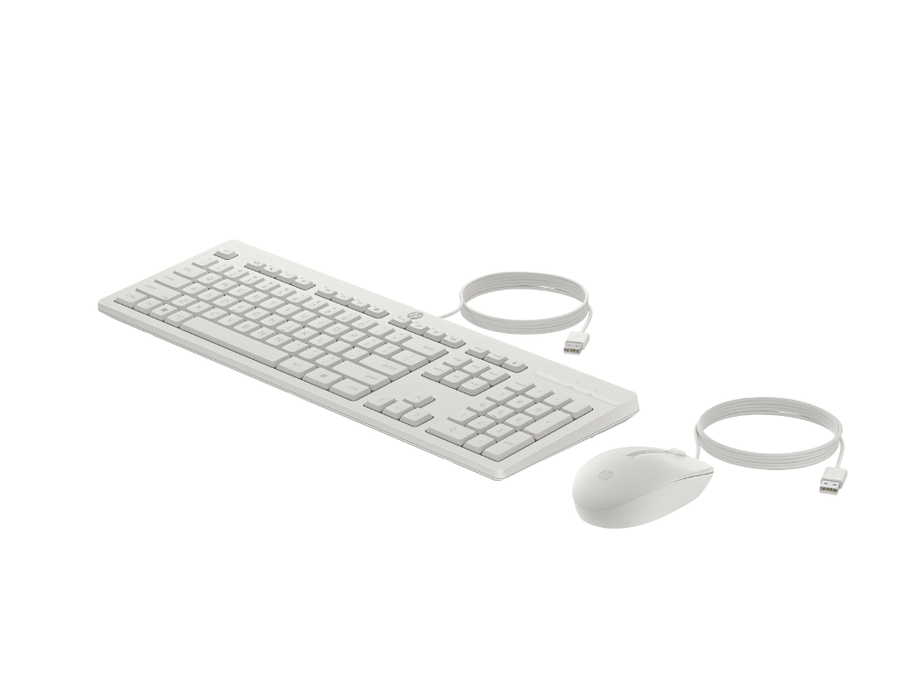 HP 225 Wired MSE and KB G2HP 225 Wired MSE and KB G2HP 225 Wired MSE and KB G2 MOUSE+KB WHIT