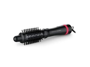 Rowenta x KARL LAGERFELD četka za kosu CF635LF0.5-u-1 četka za oblikovanje koja nudi beskrajne mogućnosti oblikovanja za različite tipove kose uz svestrani pribor.Keratin & Glow obloga za glatku kosu i dodatni sjaj..