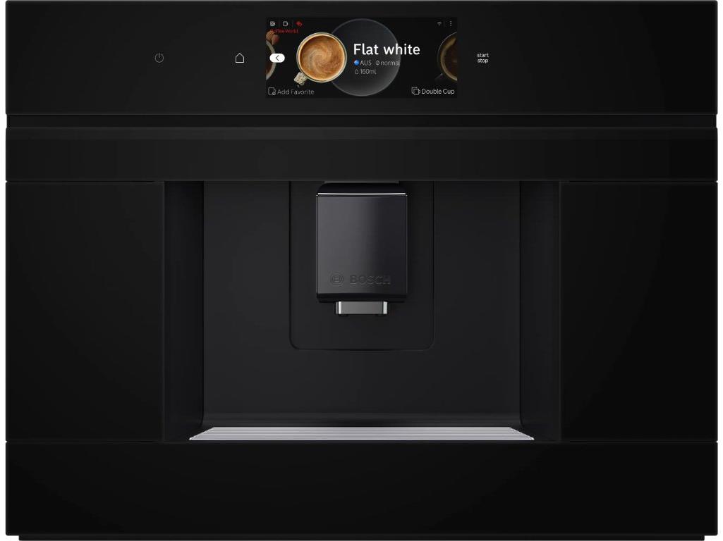 Bosch ugradbeni caffe aparat Serie 8| Crni,30 postavki,Aroma Select, AutoMilk Clean