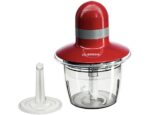 BOSCH sjeckalica MMR08R2; Boja: CRVENA;  400W; Kapacitet posude: 800ml; Uključeni pribor:  Univerzalni nož od nehrđajućeg čelika; Ploča za stepanje