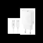 Kucni punjac XO L160 ulaz C 20W white + Type-C cable