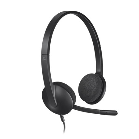 Slušalice sa mikrofonom, Logitech H340, USB, Noise-canceling Rotating microphone, 981-000475/509