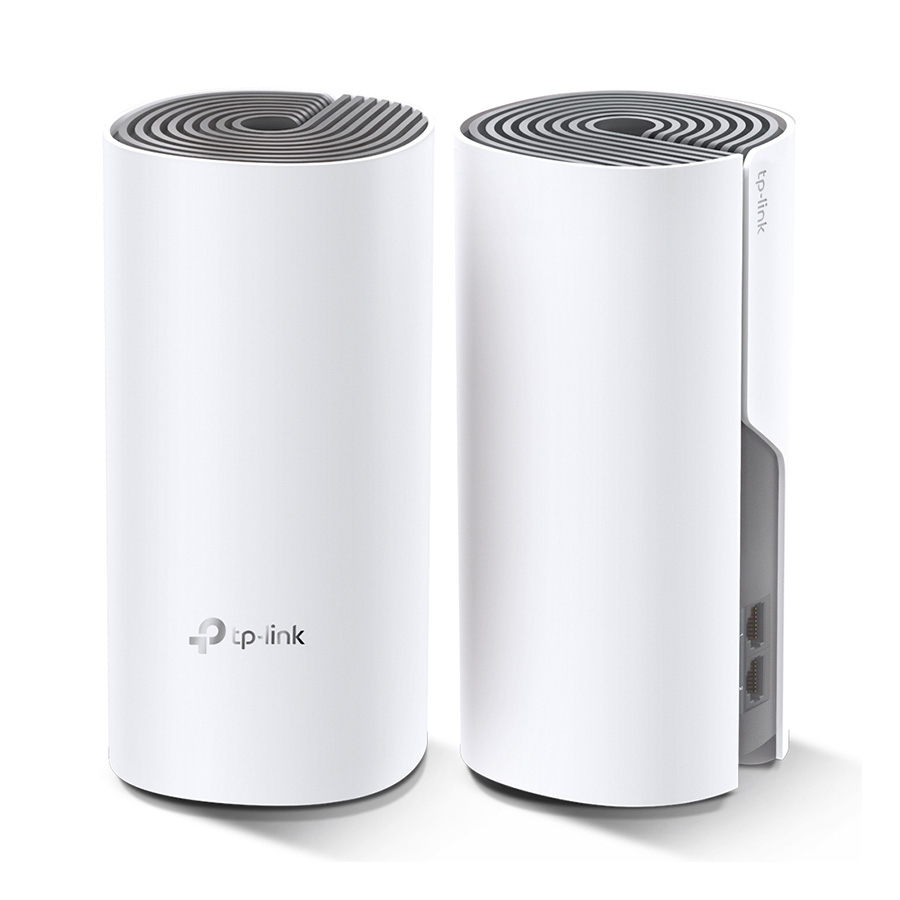 Access Point TP-Link AC1200 Whole-Home Mesh Wi-Fi System, 300Mbps at 2.4GHz, 2 10/100Mbps Ports, 2 internal antennas,MU-MIMO, DECO-E4(2-PACK) - Image 2