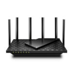 ROUTER TP-Link Archer AX73 AX5400 Dual-Band Gigabit Wi-Fi 6 ruter, 574 Mbps 2,4 GHz + 4804 Mbps 5 GHz, 4x4 MU-MIMO, 6×ant, 1,5 GHz, ARCHER-AX73
