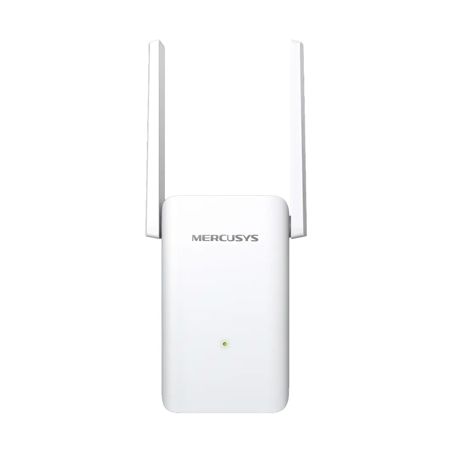 Mercusys ME70X AX1800 Wi-Fi Range Extender, 574 Mbps at 2.4 GHz + 1201 Mbps at 5 GHz, 2× Fixed External Antennas, 1 × Gigabit Port, Wall Plugged, 1024