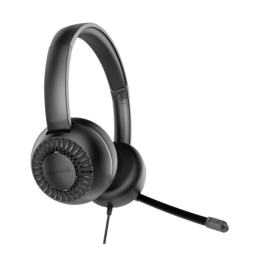 Slušalice sa mikrofonom SPEEDLINK METIS SL-870007-BK, 3,5mm + USB sound card