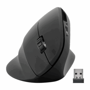 Miš SPEEDLINK PIAVO Ergonomic Vertical Mouse - Wireless, rubber-black, SL-630019-RRBK