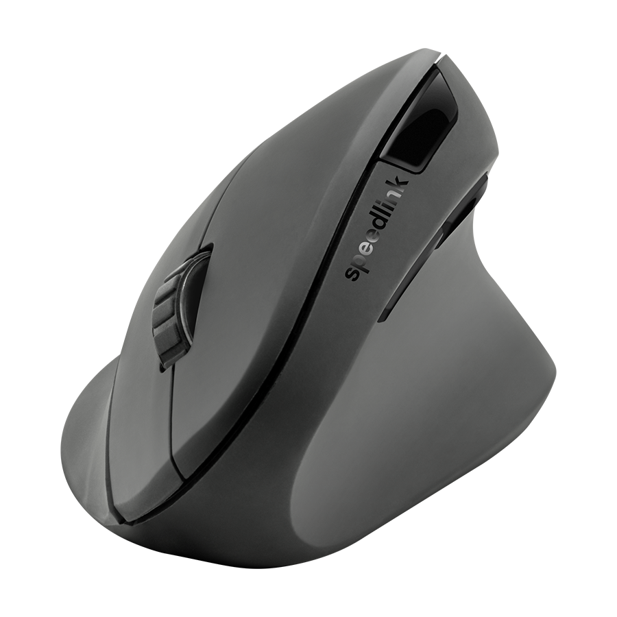 Miš SPEEDLINK PIAVO Ergonomic Vertical Mouse – Wireless, rubber-black, SL-630019-RRBK