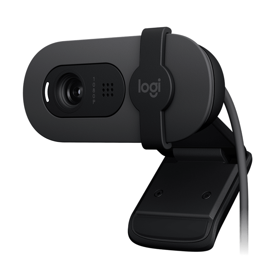 WEB camera LOGITECH Brio 100, USB Black, 1920×1080, 960-001585