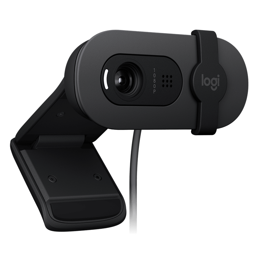 WEB camera LOGITECH Brio 100, USB Black, 1920×1080, 960-001585